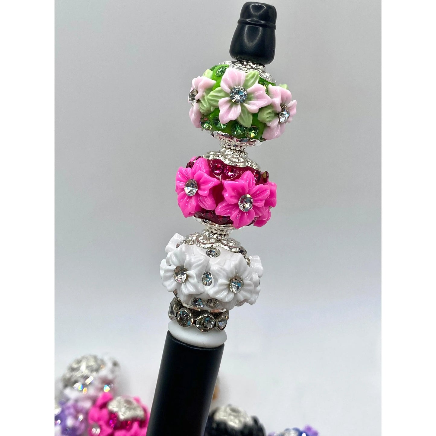 Flower Acrylic Beads 5PCS